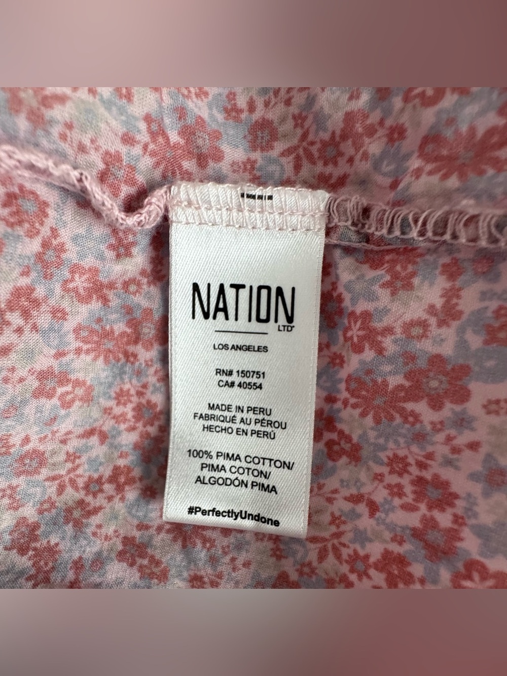 Nation LTD sequoia Pink Floral Tiered Midi Dress - Picture 9 of 10